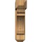 Ekena Millwork Olympic Craftsman Rough Sawn Bracket w/ Offset Brace, Western Red Cedar, 8"W x 32"D x 32"H BKT0806X32X32OLY04RWR - alternate 4